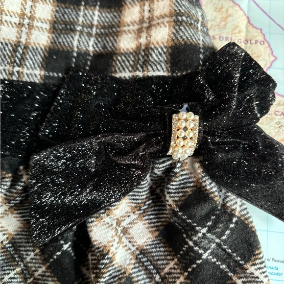 Dress Plaid Dog Sweaters for Small Dogs Girl Winter Pet Dress Small Dog Outfits - Picture 9 of 9